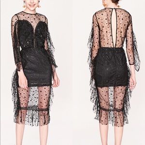 Black backless dress